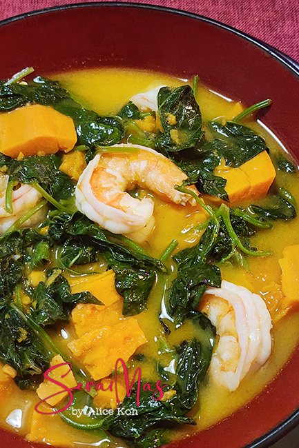 Sweet Potato Leaves with Shrimps